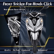 ∇ ۩ ◬ New Honda Click Front Decals For Hond Click 125i/150i v2 Honda Click 125i Accessories
