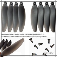 KUHV Folding Propeller Blades, Plastic Black Remote Control Drone Parts, 58mm/66mm Universal Quadcop