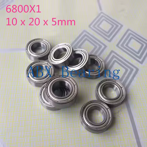 2Pcs 6800X1 MR2010ZZ 10205 10206 Bicycle non-standard special ball bearings The Size is 10*20*5 6800