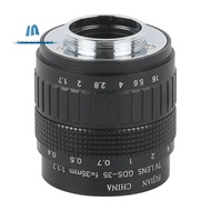 CCTV 35mm C Mount TV Movie Lens for -USB Digital Video Microscope Camera Industrial Grade