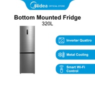 Midea MDRB470MGD28 320L Bottom Mount Fridge, Energy Rating 3 Ticks