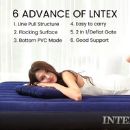 INTEX Air Mattress Inflatable 5 Size Single /Twin /Double /Queen /King Camping Bed Tilam Angin