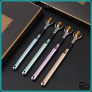 SUMU 4pcs Soft Hair Toothbrush, Deep Cleaning Oral Care 3-Sided Toothbrush, Multi-Angle Wrapped Toot