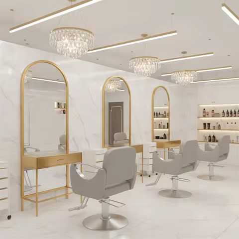 Salon Chairs For Hair Stylist Adjustable Hair Salon Chair Rotating Barber Chair Adjustable Footrest 