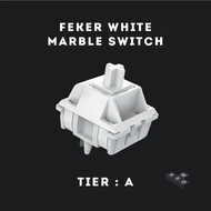 [SG Seller/INSTOCKS] FEKER White Marble Premium Hifi Mechanical Keyboard Switch