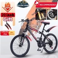 Cycling 20-inch bike for kids ages 7-15 have gear 21-speed disc brake mountain bike2 year warranty 山
