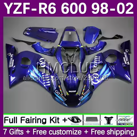 Fairing Kit For YAMAHA YZF R6 R 6 YZF600 YZF-R6 128No.36 YZFR6 98 99 00 01 02 YZF-600 1998 1999 2000