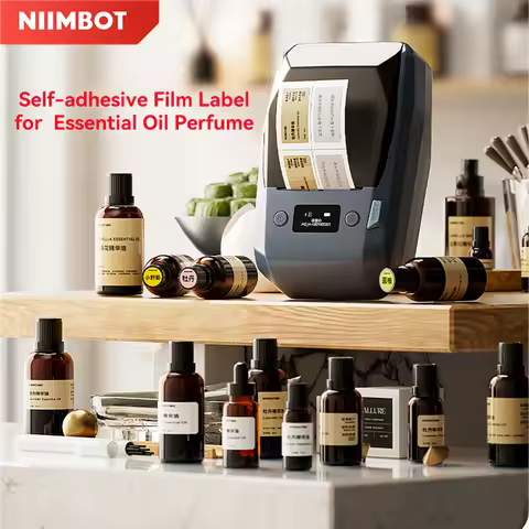 Niimbot M2 Self-adhesive Film Label Sticker Essential Oil Label Paper Perfume Beauty Sample Dispense
