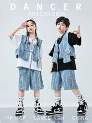 XINGYULI | Loose Hip Hop Children Performance Outfit
