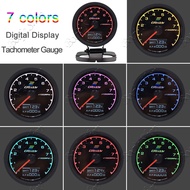 GReddy Meter Multi D/A LCD Digital Display 2 In 1 Racing Gauge 7 Color 62mm Tachometer/RPM Gauge