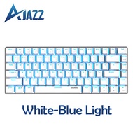 《1213》Ajazz AK33 Mechanical Gaming Keyboard Black / Blue Switch 82 Keys Wired Keyboard for PC Games 