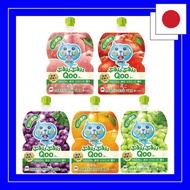 Purunpurun Qoo 5 types, 4 each, total 20 pieces set PSJBOX Grape, mandarin orange, apple, peach, mus