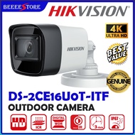 Hikvision DS-2CE16U0T-ITF 8MP 3.6MM IR 4K Bullet Camera 8MP Outdoor Camera CCTV Bullet Camera