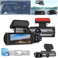 Car Dash Cam, Front & Rear Dash Cam, Car Dash Mount Camera, Dash Cams Front and Rear with Night Visi