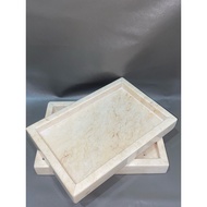 Marble tray/ tray multipurpose cream tray size 20x30x4 cm