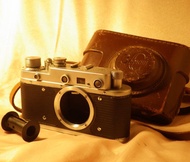 ZORKI-S 底片相機機身捲軸盒 M39 LTM 鏡頭卡口 Leica-II 1957