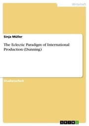 The Eclectic Paradigm of International Production (Dunning) Sinja Müller
