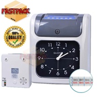 READY STOCK Aibao Punch Card Machine Time Recoder(Analog) S-960P Malaysia 2 Pin Plug