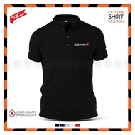 Polo Tee Shirt Cotton Sony Alpha ILCE 7CR Full Frame Camera Baju T-Shirt Collar Murah Lelaki Men Log