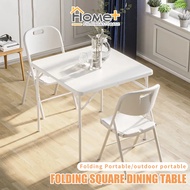 (HOME+) Square Foldable Table / Folding TABLE / OUTDOOR / Multi-Purpose Storage / Furniture 84x84cm