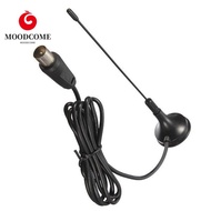 MOODCOME Digital Tv Antenna, 5dBi DVB-T/TV TV Antenna Freeview, Radio TV Aerial Free Channel Black M