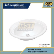 Johnson Suisse Yale Overcounter Basin Ceramic Basin Johnson Suisse Basin Toilet Basin Hand Wash Basi