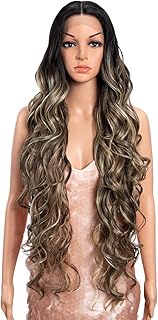 Style Icon 36" Lace Front Wigs Super Long Big Curl Wigs With Baby Hair 130% Density Heat Resistant F