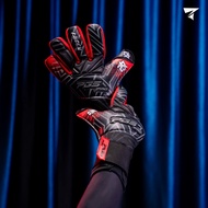 PGS PRO Sarung Tangan Kiper Sepak Bola PGS PRO Eagle Kaizen Hitam Merah 4mm