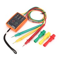 SM852B 3เฟสการหมุนทดสอบดิจิตอลเฟสตัวบ่งชี้ตรวจจับ LED Buzzer เฟสลำดับมิเตอร์ทดสอบแรงดันไฟฟ้า60โวลต์ 