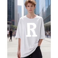 2N331 Men T Shirt Lelaki Baju Tshirt M-5XL   Tops Tshirt Clothes Oversized Round Neck Plus Size T-sh