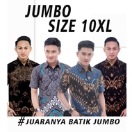 Jumbo Batik Shirt Short Sleeve Jumbo Shirt 5XL 6XL 10XL