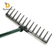 Dynwave Durable Golf Sand Rake Head Golfer Course Sand Pitch Bunker Organizer Rake