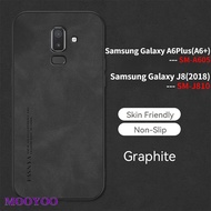 Case Samsung Galaxy J8 A6Plus A6+ (2018) Soft Phone Case Camera Protection Sheep Bark Cover Leather Casing For Samsung A6 Plus SM-J810 SM-A605