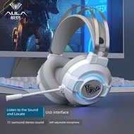 headphone bluetooth bluetooth earphone AULA/Tarantula S602 Wired Headset Headset USB Notebook Deskto
