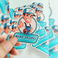 6X4 CM WARRANTY STICKER
