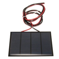 1.5W 12V Mini Solar Panel Small Cell Module Charger With 1M Wire