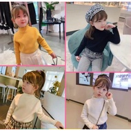 [READY Stock] Children Girls Plain Solid Color T Shirt Kosong Budak Perempuan.