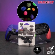 Convex Thumb Grip Set Savage Raven analog Knob (Skull & Co.) - PS5, PS4, Pro Controller, Pro Control