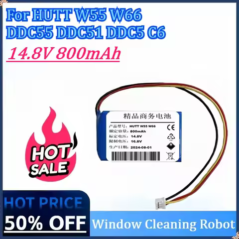 14.8V 700mAh Window Cleaning Robot Battery For HUTT W55 W66 DDC55 DDC51 DDC5 C6 High Quality Recharg