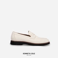 KENNETH COLE รองเท้าลำลองผู้ชายรุ่น THOMAS SUEDE LOAFER WHITE สีขาว ( CAS - RS44074LE-110 )