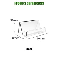 Tempat Display Kartu Nama Meja Name Card Business Card Acrylic Stand Holder Transparan