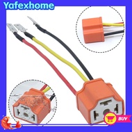 [YAFEXHM] H4 LED PVC Wire Wiring Harness Connector Sockets  Adapter Socket