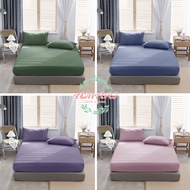 AMARI Bed Sheet 6 Feet/5 Feet/3.5 Feet/3 Feet 14-Color Set With Free Pillowcases