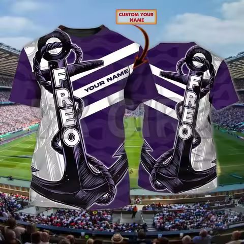 2026 Summer Fashion Men T Shirt Personalized Dockers Freo 3D All Over Printed T Shirts Tee Tops Shir