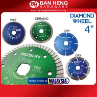(READY STOCK) BOSUN 4" DIAMOND WHEEL / DISC  F3 6027  F5CE F1GP F3GP
