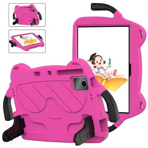 With Built-in Bracket EVA Universal Case for TCL NxtPaper Tab 11 2023 10.95 inch 9166G 9466X Kids Cu