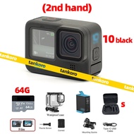 กล้องแอคชั่นแคมเมราที่ใช้สำหรับ Gopro Hero 10 Black Dual Screen 5.3K 60FPS LCD แบบสัมผัสสตรีมสด Go P