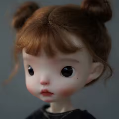 gaoshundoll 1/6 No2 Jacoosun resin Qbaby blythe MDD VOLKS DIY makeup practice head for birthday gift