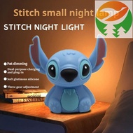 Rd3 lampu tidur blue alien silicone night light tap to on 7 color warm glow touch switch eye care be