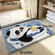 BRSELLER Bathroom Rug, Cute Animal Soft Comfort Plush Rug,  Rubber Backing Anti-Slip Panda Cat Peaco